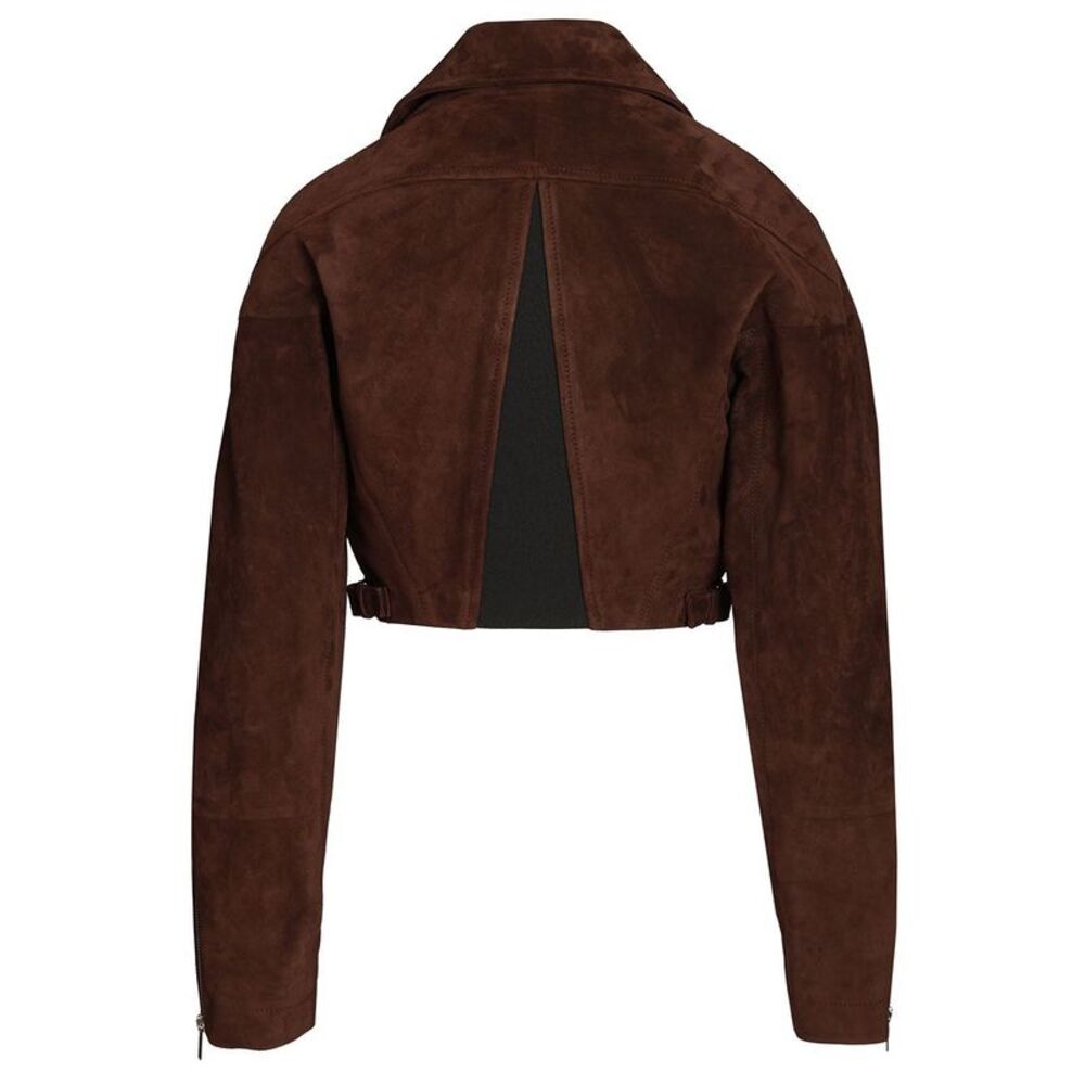 Alaïa Women Cropped Biker Jacket - Picture 2 of 7
